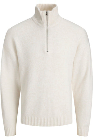 Jack & Jones Soho Ollie Knit Half Zip SN Moonbeam