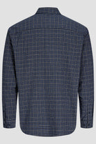 Jack & Jones Carter Check Shirt LS SN Navy Blazer