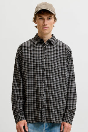 Jack & Jones Carter Check Shirt LS SN Black