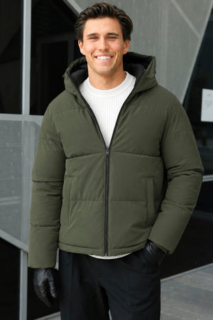 Jack & Jones Galaxy Puffer Jacket Rosin