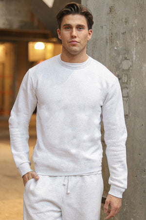 Only & Sons Ceres Super Light Grey Melange Sweatshirt