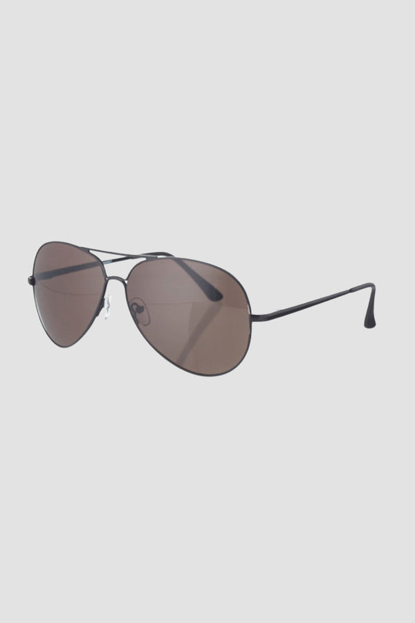CBA Classic Metal Pilot Sunglasses 2886 Matt Black