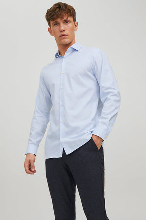 Jack & Jones Parker Wrinkle Resistant Shirt LS Cashmere Blue