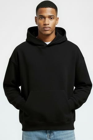 ONLY & SONS Goyle Box Fit Scuba Hoodie Black