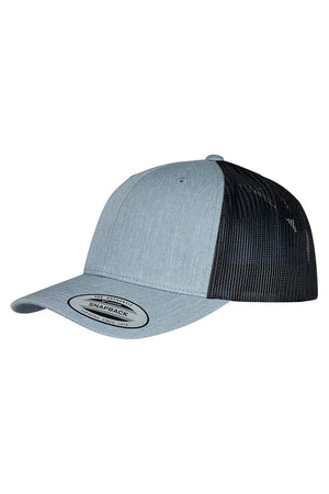Flexfit Retro Trucker Heather Grey / Black