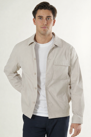 Only & Sons Gereth Life Stretch Shacket Silver Lining