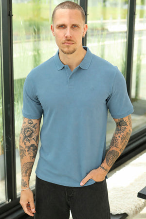 Jack & Jones Basic Polo SS Noos Bleu Mirage