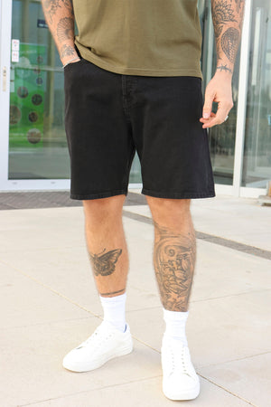 Jack & Jones Jjitony Jjoriginal Short Black Denim