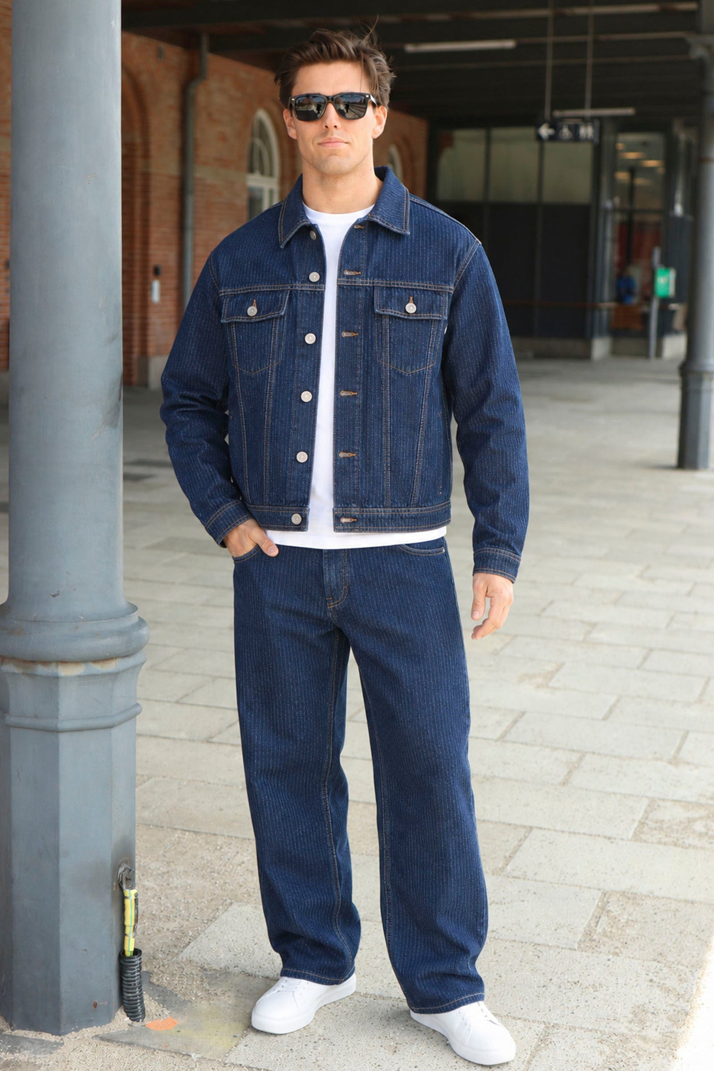 Jack & Jones Cam Jacket Ba 300 St Blue Denim