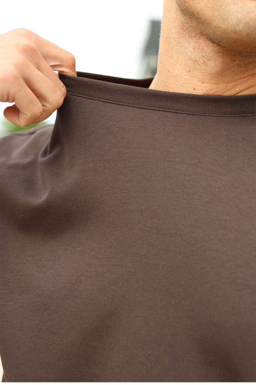 Only & Sons Caspian Airflex Boxy SS Tee Noos Mulch