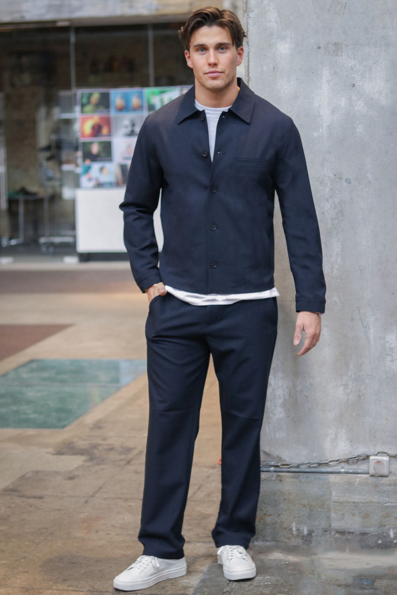 Selected Robert Overshirt Saphir Foncé