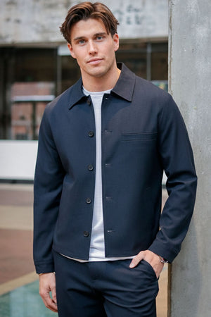 Selected Robert Overshirt Saphir Foncé