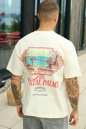 Jack & Jones Sanremo Back Tee SS Crew Neck Sn Antique White