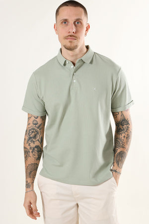 Clean Cut Copenhagen Silkeborg Stretch Polo Desert Sage