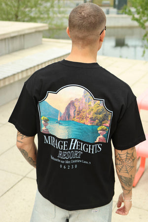 Jack & Jones Sanremo Back Tee SS Crew Neck SN Black