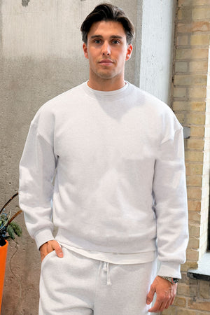 Only & Sons Ceres Ovz Crew Sweat Super Light Grey Melange