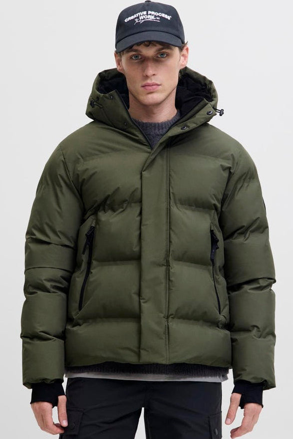 Jack & Jones Cofusion Puffer Jacket Grape Leaf