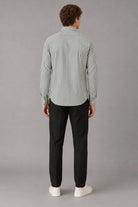 Clean Cut Copenhagen Eske Oxford Big Striped Shirt Green