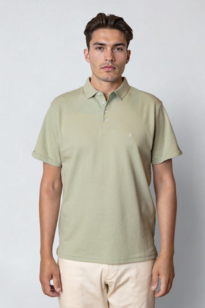 Clean Cut Copenhagen Silkeborg Stretch Polo Desert Sage