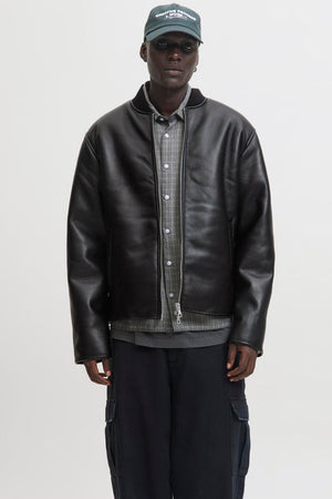 Jack & Jones Fade Pu Bomber Veste Black