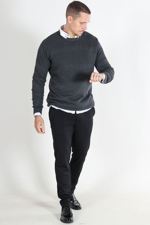 Kronstadt Hannes Cotton knit Charcoal Mix