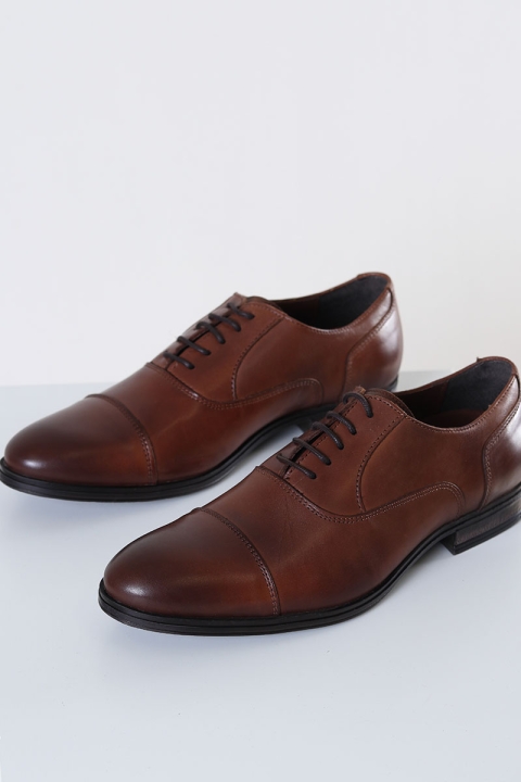 Jack & Jones Donald Læder Chaussures Cognac