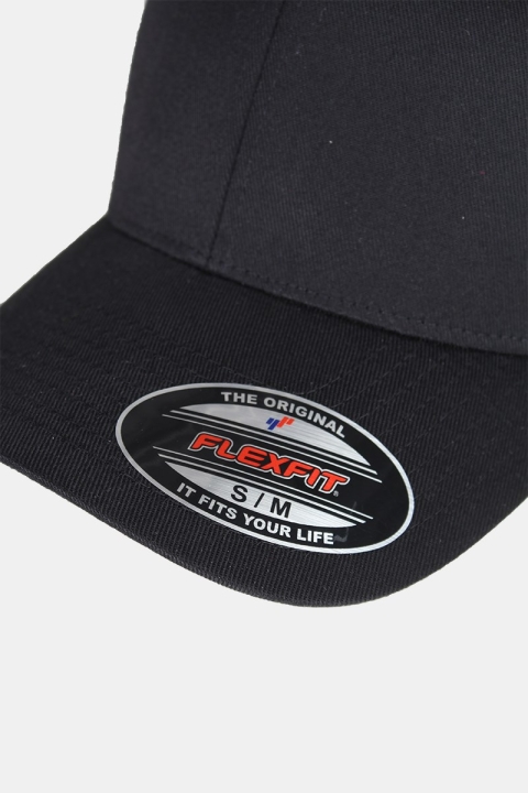 Flexfit Wooly Combed Cap Black/Black