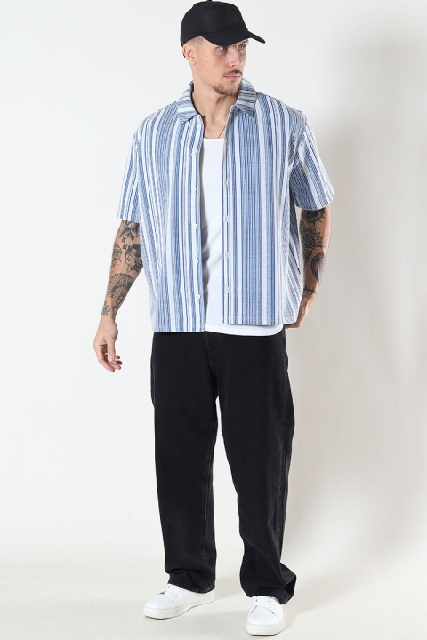 Selected Boxy Skylar SS Jersey Shirt Nautical Blue