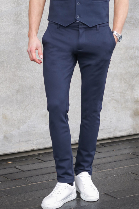 JEFF Ezra Trousers Dark Navy