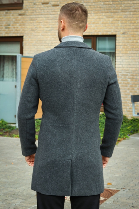 ONLY & SONS JAYLON WOOL COAT OTW Dark Grey Melange