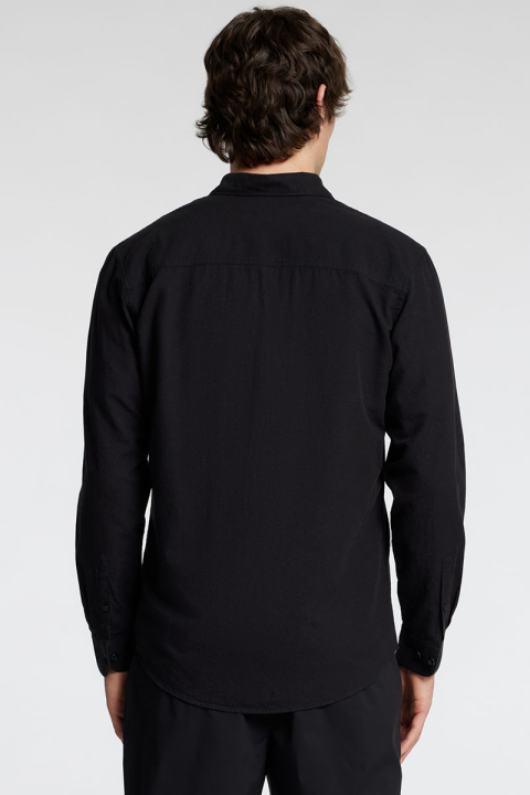 Selected Slim Sun Linen Shirt LS Black