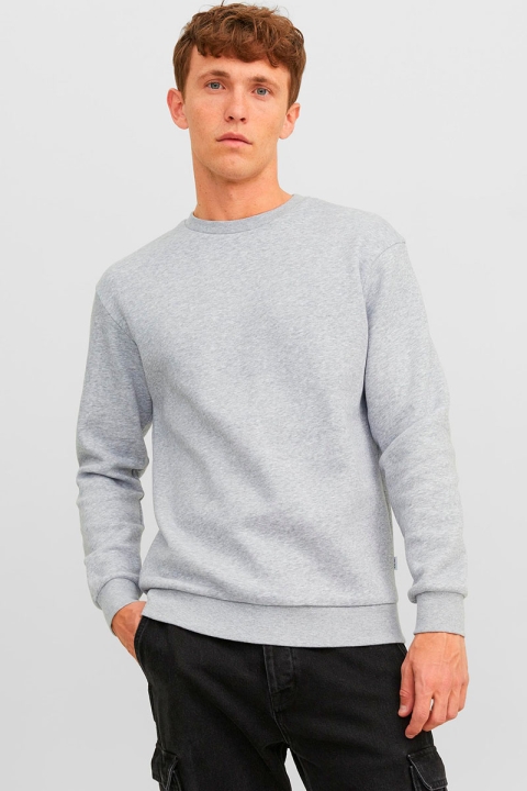 Jack & Jones Bradley Sweat Crew neck Light Grey Melange