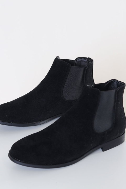 Liebhaveri Chelsea Boots Suede Black