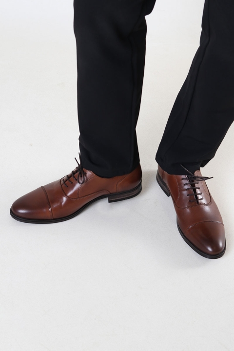 Jack & Jones Donald Læder Chaussures Cognac