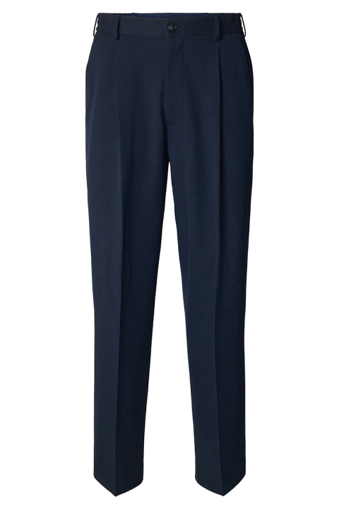 Selected Loose Finn Flex Pants Navy Blazer