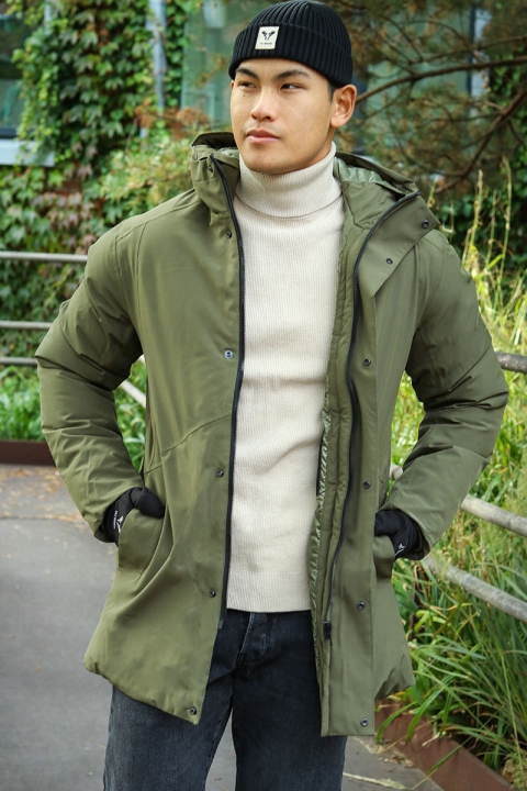 Jack & Jones Keen Stretch Parka Jacket Grape Leaf