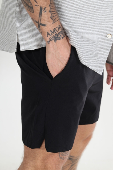 ONLY & SONS Noah Athleisure Track Shorts Black