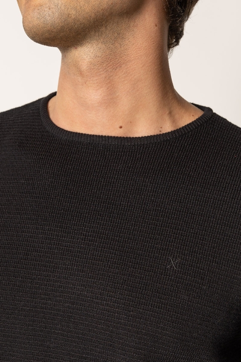 Clean Cut Copenhagen Oscar knit Black