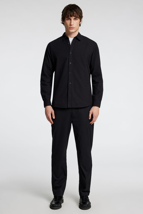 Selected Slim Sun Linen Shirt LS Black