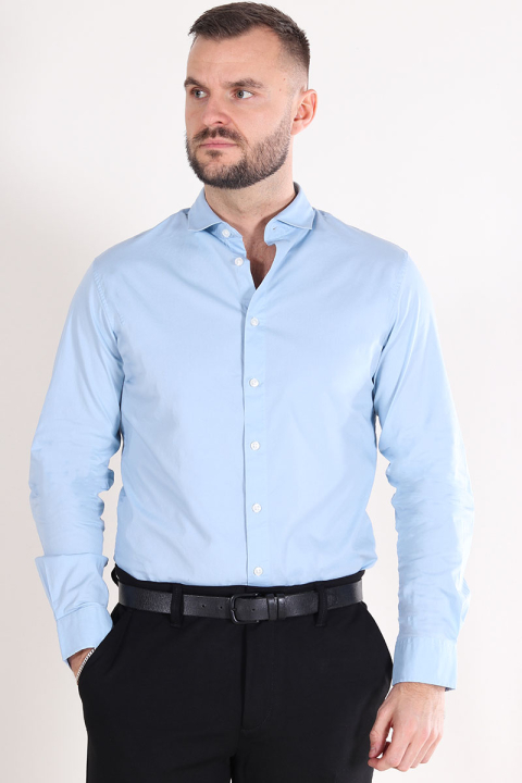 Jack & Jones Jaxon Stretch Shirt LS Cashmere Blue