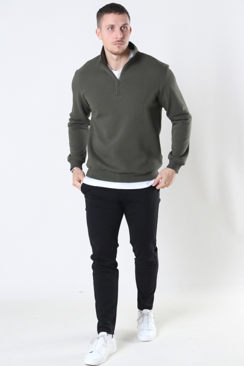 ONLY & SONS Ceres Half Zip Sweat Rosin