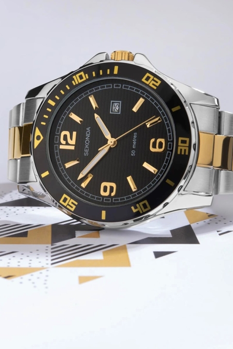 Sekonda 1581 Two-Tone Sports Montres