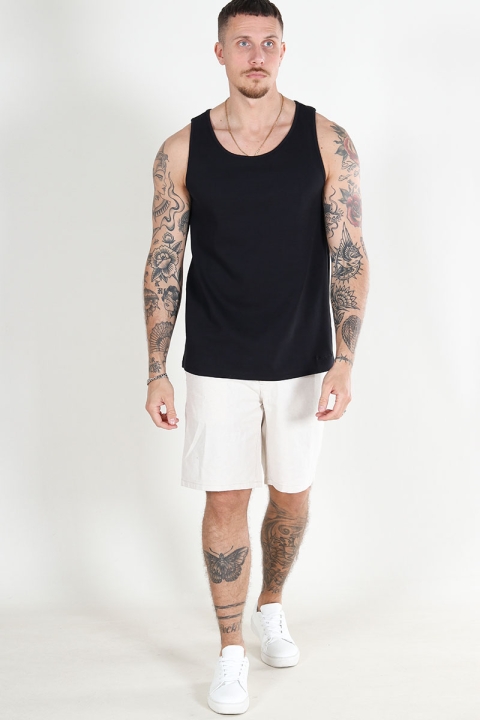 ONLY & SONS Les Classique Rib Tank Top Black