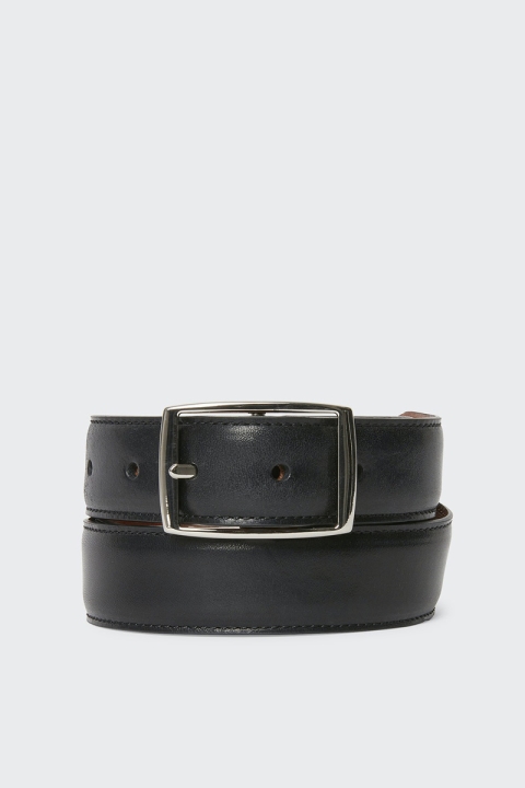 Reversible Dagon Ceinture Black/Cognac