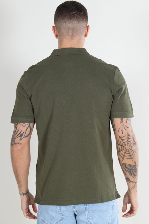 Jack & Jones Basic Polo SS Olive Night