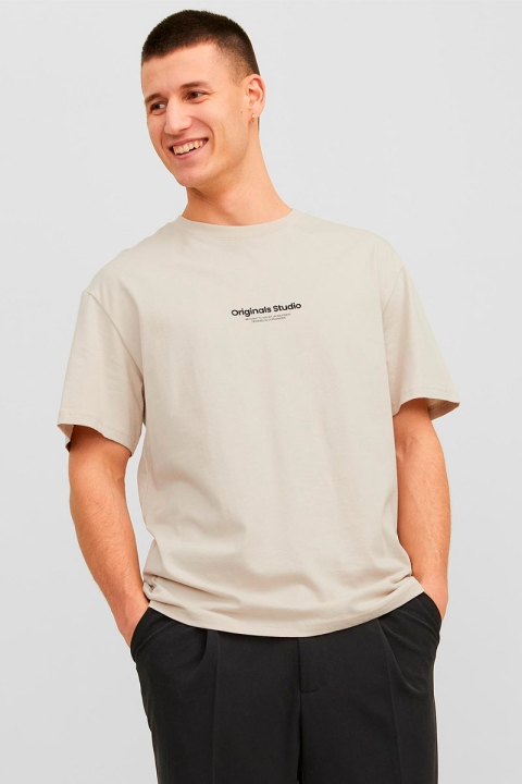 Jack & Jones Vesterbro Tee Crew Neck Moonbeam