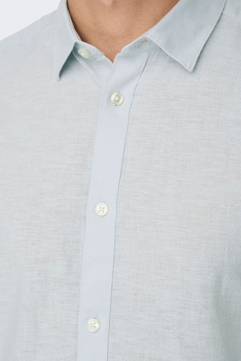 ONLY & SONS Caiden LS Linen Shirt Cashmere Blue