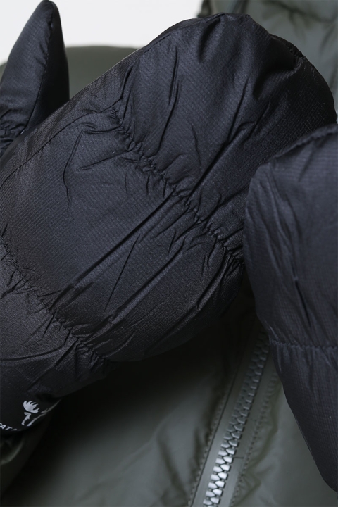 Fat Moose Geo Puffer Mittens Black