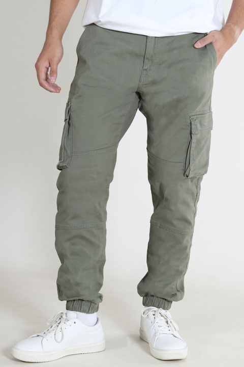 ONLY & SONS Cam Stage Cargo Cuff Pants Deep Lichen Green