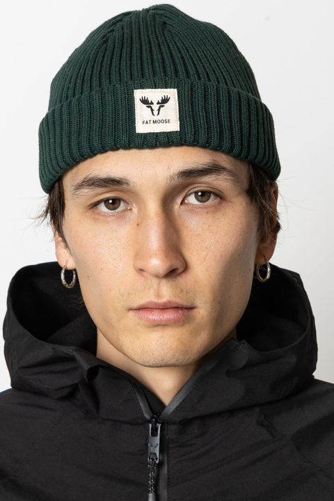 Fat Moose Fat Beanie Deep Green